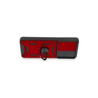 Newface Xiaomi Mi 12T Pro Kılıf Pars Lens Yüzüklü Silikon - Kırmızı