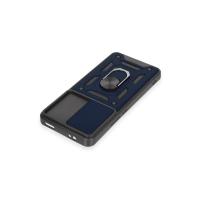 Newface Xiaomi Mi 12T Pro Kılıf Pars Lens Yüzüklü Silikon - Lacivert