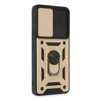 Newface Xiaomi Mi 12T Pro Kılıf Pars Lens Yüzüklü Silikon - Gold