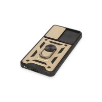 Newface Xiaomi Mi 12T Pro Kılıf Pars Lens Yüzüklü Silikon - Gold