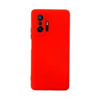 Newface Xiaomi Mi 11T Pro Kılıf Nano içi Kadife Silikon - Kırmızı