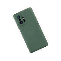 Newface Xiaomi Mi 11T Pro Kılıf Nano içi Kadife Silikon - Koyu Yeşil