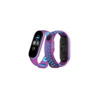 Newface Xiaomi Mi Band 7 Spor Delikli Kordon - Mor-Mavi