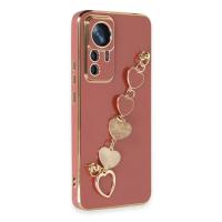 Newface Xiaomi Mi 12T Pro Kılıf Esila Silikon - Kırmızı