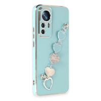 Newface Xiaomi Mi 12T Pro Kılıf Esila Silikon - Su Yeşili