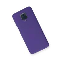 Newface Xiaomi Redmi Note 9 Pro Kılıf Nano içi Kadife Silikon - Mor