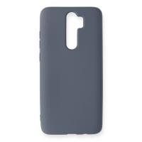 Newface Xiaomi Redmi Note 8 Pro Kılıf Nano içi Kadife Silikon - Gri