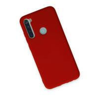 Newface Xiaomi Redmi Note 8 Kılıf Nano içi Kadife Silikon - Kırmızı