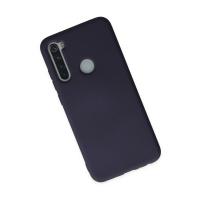 Newface Xiaomi Redmi Note 8 Kılıf Nano içi Kadife Silikon - Lacivert