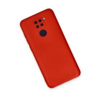 Newface Xiaomi Redmi Note 9 Kılıf Nano içi Kadife Silikon - Kırmızı