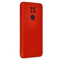 Newface Xiaomi Redmi Note 9 Kılıf Nano içi Kadife Silikon - Kırmızı