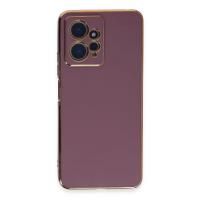 Newface Xiaomi Redmi Note 12 4G Kılıf Volet Silikon - Mor