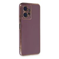 Newface Xiaomi Redmi Note 12 4G Kılıf Volet Silikon - Mor