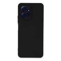 Newface Xiaomi Redmi Note 12 4G Kılıf Nano içi Kadife Silikon - Siyah