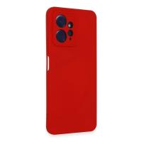 Newface Xiaomi Redmi Note 12 4G Kılıf Nano içi Kadife Silikon - Kırmızı
