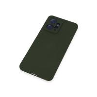 Newface Xiaomi Redmi Note 12 4G Kılıf Nano içi Kadife Silikon - Koyu Yeşil