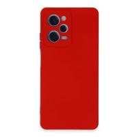 Newface Xiaomi Redmi Note 12 Pro 5G Kılıf Nano içi Kadife Silikon - Kırmızı