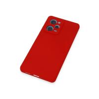 Newface Xiaomi Redmi Note 12 Pro 5G Kılıf Nano içi Kadife Silikon - Kırmızı
