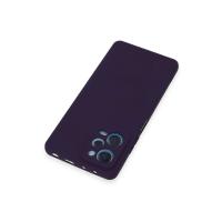 Newface Xiaomi Redmi Note 12 Pro 5G Kılıf Nano içi Kadife Silikon - Mor