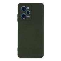 Newface Xiaomi Redmi Note 12 Pro 5G Kılıf Nano içi Kadife Silikon - Koyu Yeşil