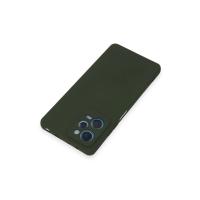 Newface Xiaomi Redmi Note 12 Pro 5G Kılıf Nano içi Kadife Silikon - Koyu Yeşil