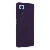Newface Xiaomi Redmi Note 12 Pro 4G Kılıf Nano içi Kadife Silikon - Mor
