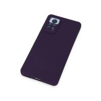 Newface Xiaomi Redmi Note 12 Pro 4G Kılıf Nano içi Kadife Silikon - Mor