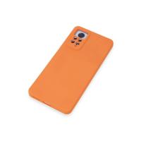 Newface Xiaomi Redmi Note 12 Pro 4G Kılıf Nano içi Kadife Silikon - Turuncu