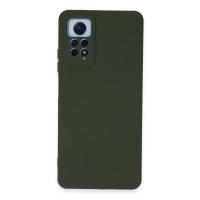 Newface Xiaomi Redmi Note 12 Pro 4G Kılıf Nano içi Kadife Silikon - Koyu Yeşil