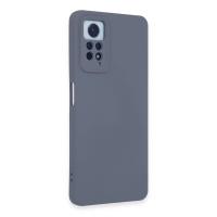 Newface Xiaomi Redmi Note 12 Pro 4G Kılıf Nano içi Kadife Silikon - Gri