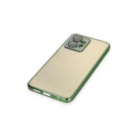 Newface Xiaomi Redmi Note 12 4G Kılıf Razer Lensli Silikon - Yeşil