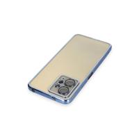 Newface Xiaomi Redmi Note 12 4G Kılıf Razer Lensli Silikon - Açık Mavi