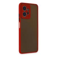 Newface Xiaomi Redmi Note 12 4G Kılıf Montreal Silikon Kapak - Kırmızı