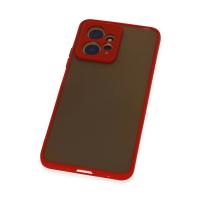 Newface Xiaomi Redmi Note 12 4G Kılıf Montreal Silikon Kapak - Kırmızı