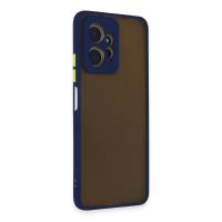 Newface Xiaomi Redmi Note 12 4G Kılıf Montreal Silikon Kapak - Lacivert