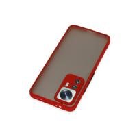 Newface Xiaomi Mi 12T Pro Kılıf Montreal Silikon Kapak - Kırmızı