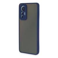 Newface Xiaomi Mi 12 Lite Kılıf Montreal Silikon Kapak - Lacivert