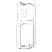 Newface Xiaomi Poco X5 5G Kılıf Kart Şeffaf Silikon - Şeffaf