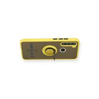 Newface Xiaomi Redmi Note 8 Kılıf Montreal Yüzüklü Silikon Kapak - Sarı