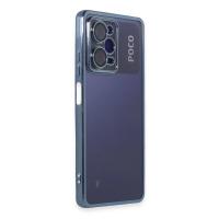 Newface Xiaomi Poco X5 Pro 5G Kılıf Razer Lensli Silikon - Açık Mavi