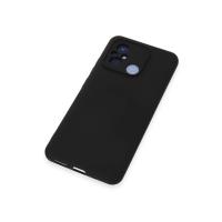 Newface Xiaomi Redmi 12C Kılıf Nano içi Kadife Silikon - Siyah
