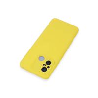 Newface Xiaomi Redmi 12C Kılıf Nano içi Kadife Silikon - Sarı