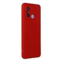 Newface Xiaomi Redmi 12C Kılıf Nano içi Kadife Silikon - Kırmızı