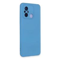Newface Xiaomi Redmi 12C Kılıf Nano içi Kadife Silikon - Mavi