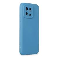 Newface Xiaomi Mi 13 Kılıf Nano içi Kadife Silikon - Mavi