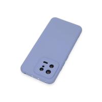 Newface Xiaomi Mi 13 Kılıf Nano içi Kadife Silikon - Lila