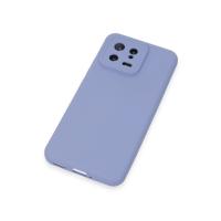 Newface Xiaomi Mi 13 Kılıf Nano içi Kadife Silikon - Lila