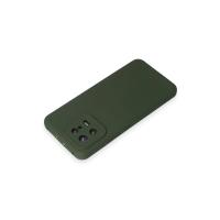 Newface Xiaomi Mi 13 Kılıf Nano içi Kadife Silikon - Koyu Yeşil