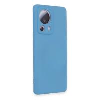 Newface Xiaomi Mi 13 Lite Kılıf Nano içi Kadife Silikon - Mavi