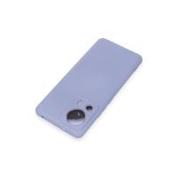 Newface Xiaomi Mi 13 Lite Kılıf Nano içi Kadife Silikon - Lila